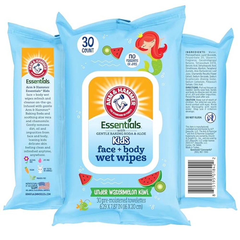 Flushable Wipes Kids - 30 Flushable Baby Wipes